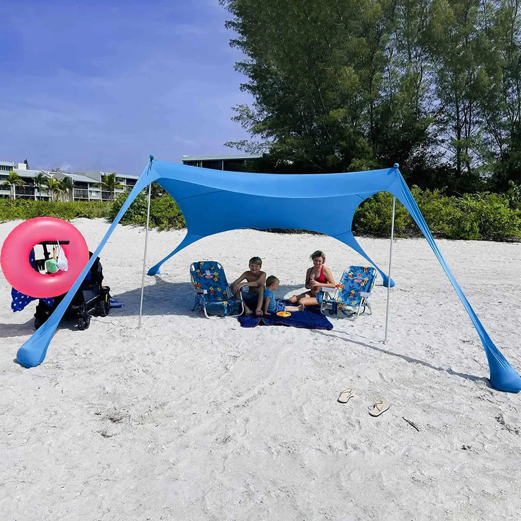 Pop-Up Beach Canopy Tent – UV Sun Shade, Camping & Picnics Beach Canopy Tent Axl