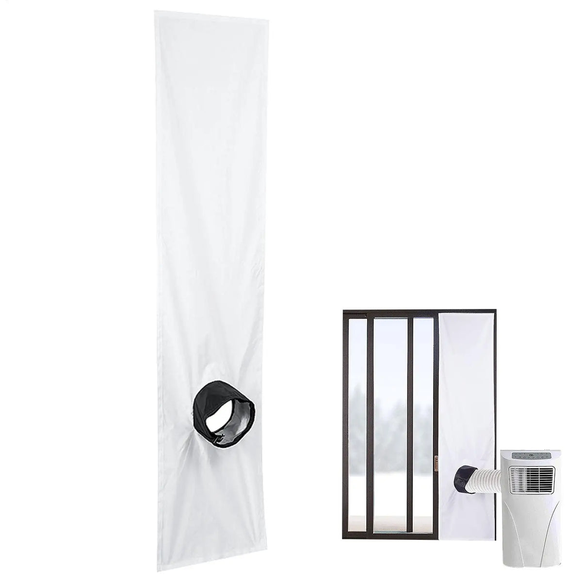 AC Window Vent Seal – Windproof Polyester Sealing Cloth 2M/3M AC Window Seal Axl
