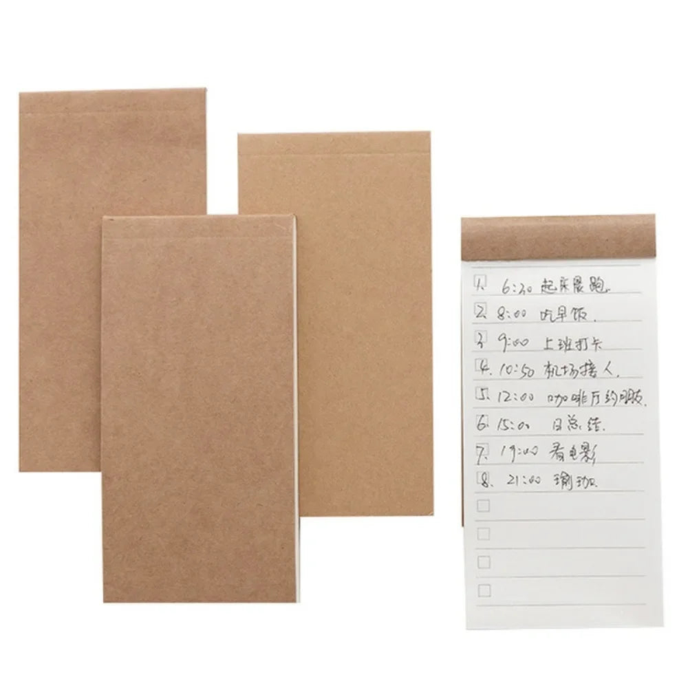 Pocket Kraft Paper Memo Pad – To-Do List & Notepad, 50 Pages Pocket Memo Pad Axl
