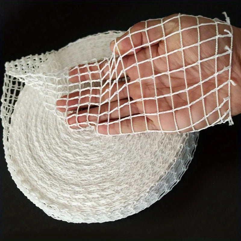 Elastic Meat Netting Roll for Beef, Ham & Sausage – White Meat Netting Roll Axl white 1m