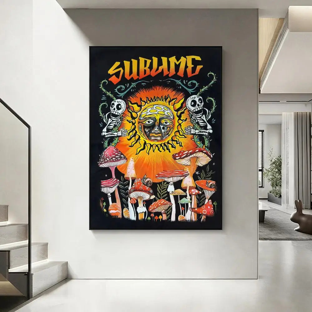 Sublime Band Poster – HD Waterproof Wall Art Print Decor Wall Art Poster Axl