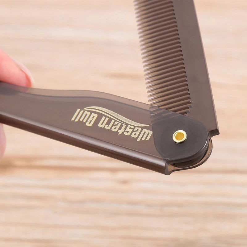 Portable Folding Pocket Comb – Hair & Beard Styling Tool Folding Hair Comb Axl
