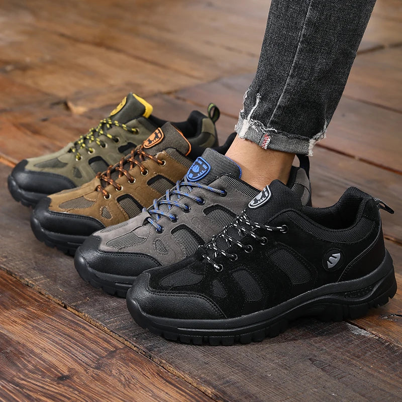 Men's Anti-Slip Breathable Hiking Sneakers | Trail Camp Shoes Hiking Sneakers Axl