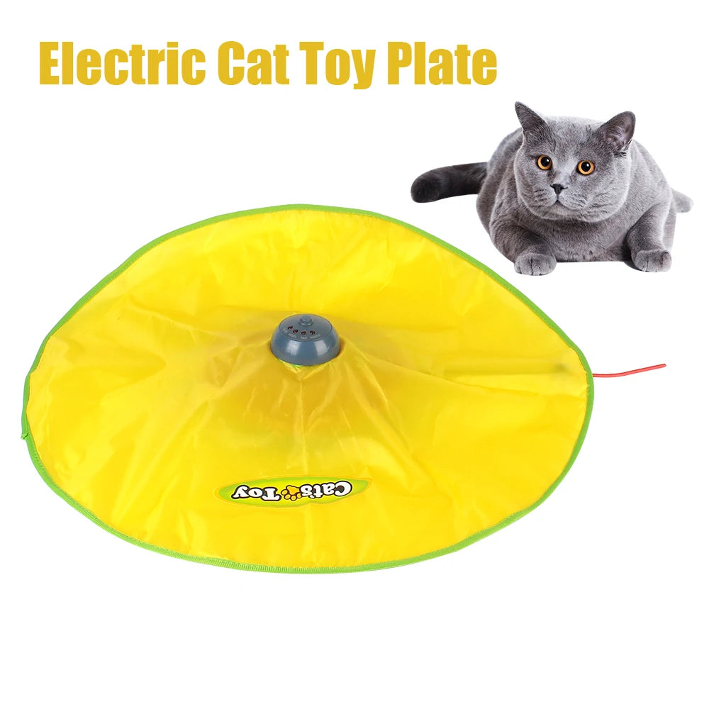 Electric Interactive Cat Toy – 4-Speed Undercover Mouse & Feather Interactive Cat Toy Axl