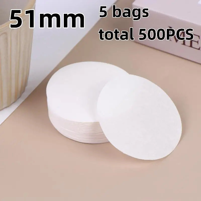 Unbleached Espresso Paper Puck Filters 51–58mm | 100/500 Pack Espresso Paper Filter Axl 51mm 500pcs