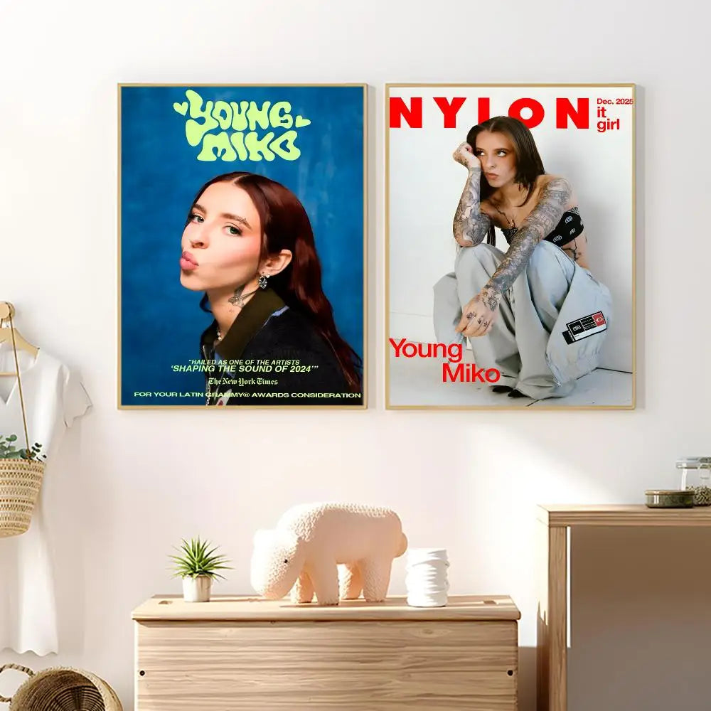 Young Miko HD Waterproof Poster Stickers | Wall Décor & Gift Poster Stickers Axl