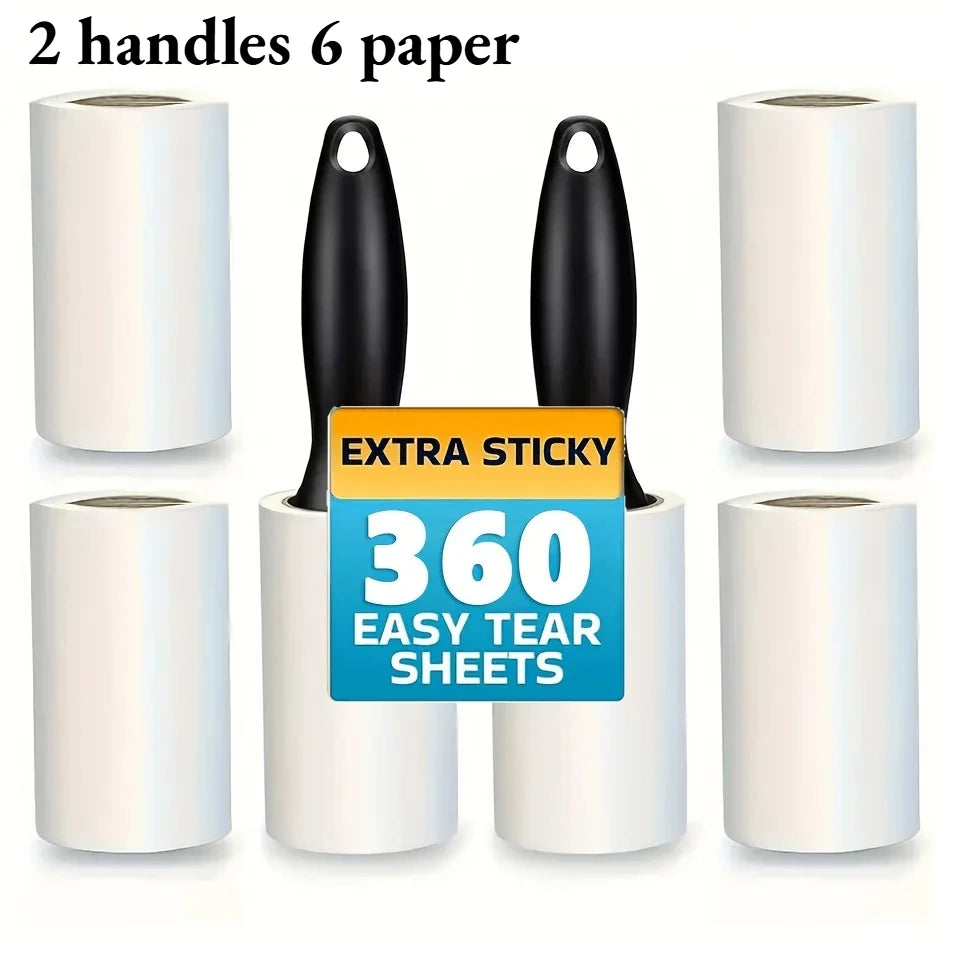 Ultra Sticky Lint Roller Set – Pet Hair Remover 3/5/8 Pack Lint Roller Set Axl 8pcs