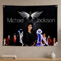 Michael Jackson Wall Flag Banner – Fan Décor Indoor & Outdoor Wall Flag Banner Axl White11 120x180cm