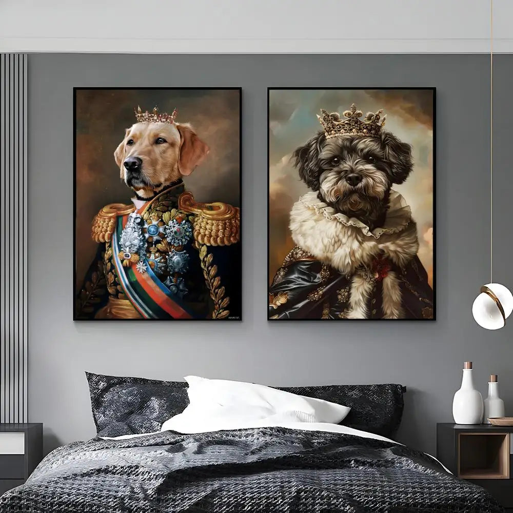 Pet Portrait Poster – HD Waterproof Peel & Stick Wall Art Wall Art Poster Axl