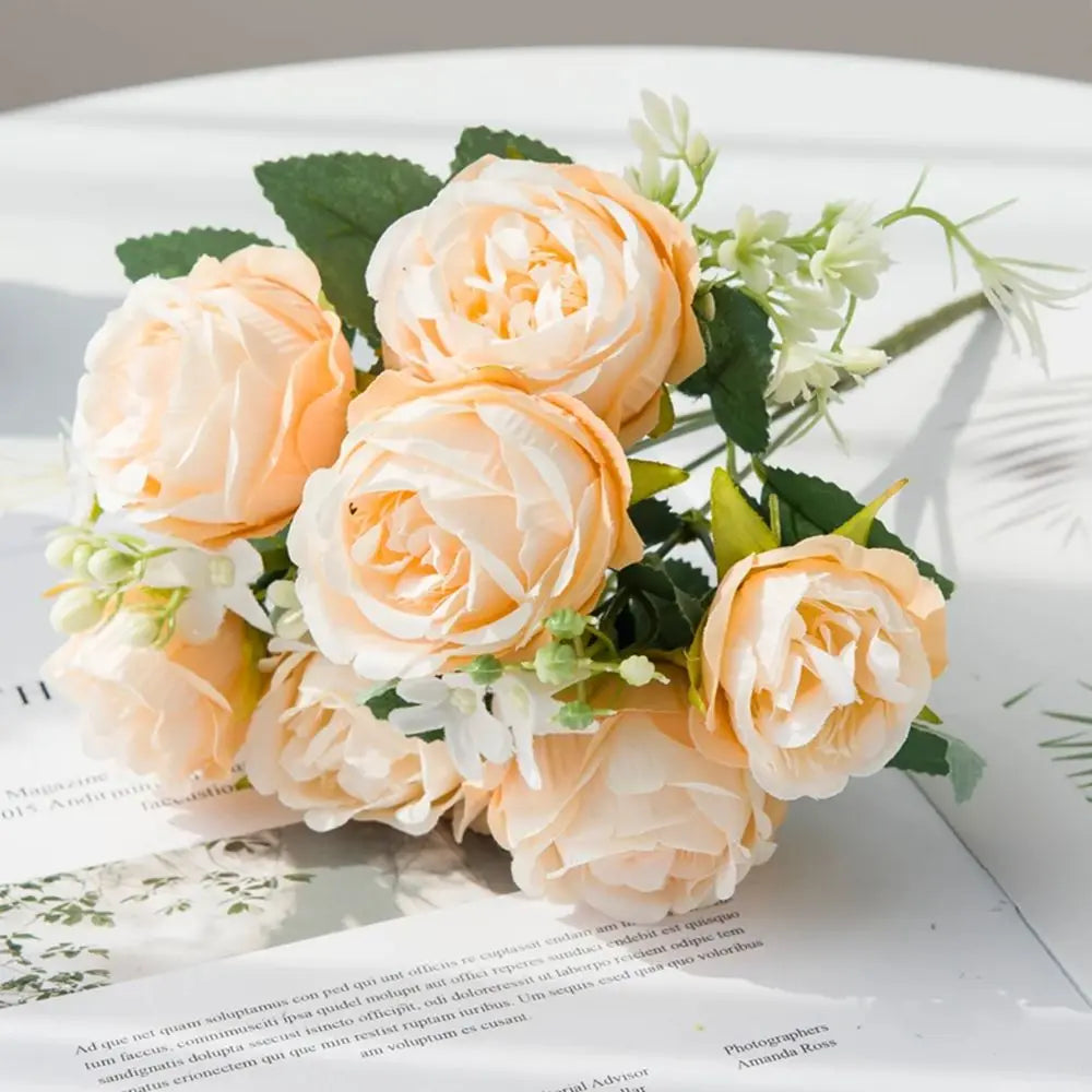 Silk Rose Artificial Flowers – Wedding, Wreath & Home Decor Artificial Silk Flowers Axl 7