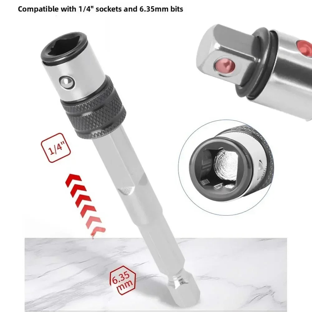 1/4" Hex Shank Drill Bit Extension Rod & Socket Adapter Drill Bit Adapter Axl China Mainland