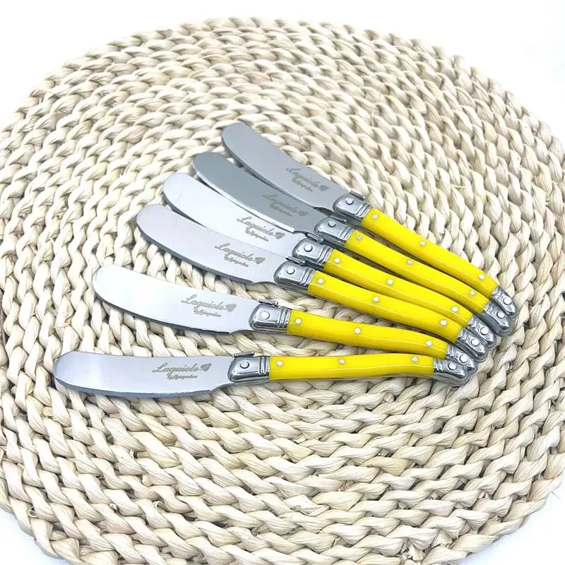 Laguiole Butter & Cheese Spreader Knife Set | Stainless Steel Cheese Spreader Set Axl