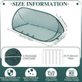 Pop-Up Garden Mesh Plant Cover | Bird & Pest Netting Dome Garden Plant Cover Axl Green