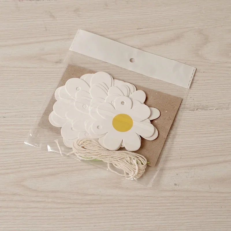 Flower Garland Bunting Banner – Party & Baby Shower Decor Party Banner Garland Axl