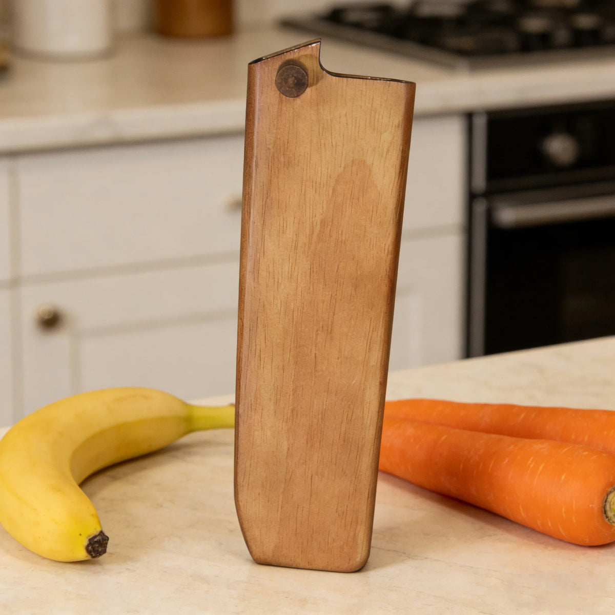 Walnut Wooden Knife Sheath – Wood Blade Guard & Protector Knife Sheath Axl