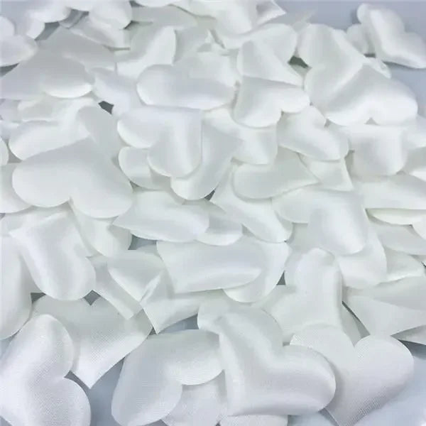 Heart Silk Petal Confetti 100/200 Pcs – Wedding & Party Decor Party Confetti Decor Axl 200pcs white