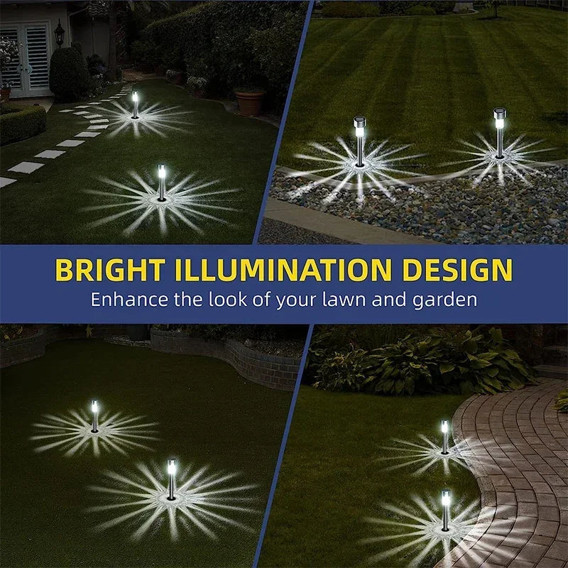 10-Pack Solar Garden Lantern Lights – Waterproof Pathway Lamps Solar Garden Lights Axl