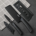 SHENJIU Kitchen Knife Set with Block – Cleaver, Chef & Fruit Knife Kitchen Knife Set Axl 2pcs