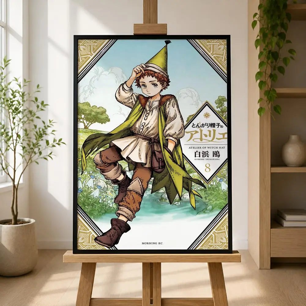 Bouchi no Atelier Poster – Waterproof Self-Adhesive Wall Art Decorative Wall Poster Axl