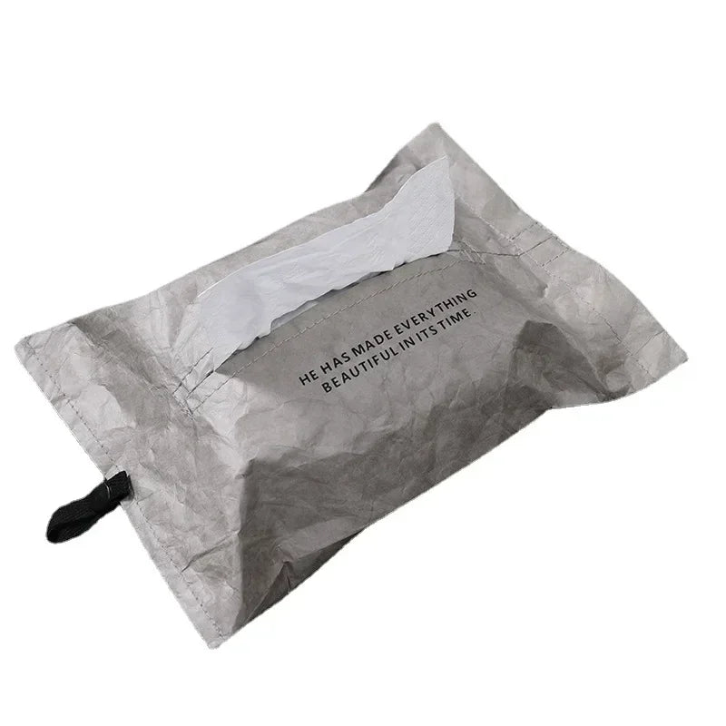 Microfiber Tissue Box Cover – Car & Home Tissue Holder Tissue Box Cover Axl