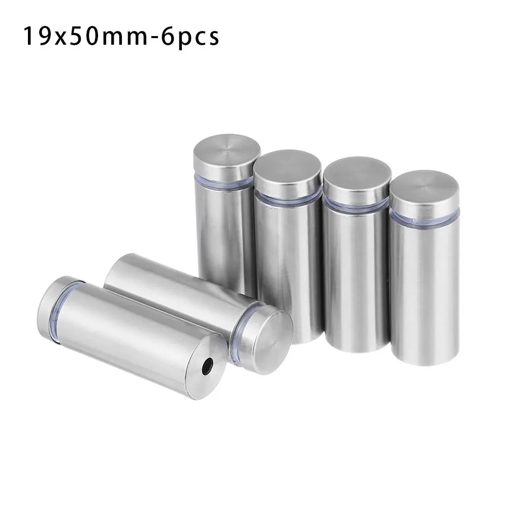 Stainless Steel Standoff Screws – Glass & Billboard Fasteners Standoff Fasteners Axl 19x50mm-6pcs