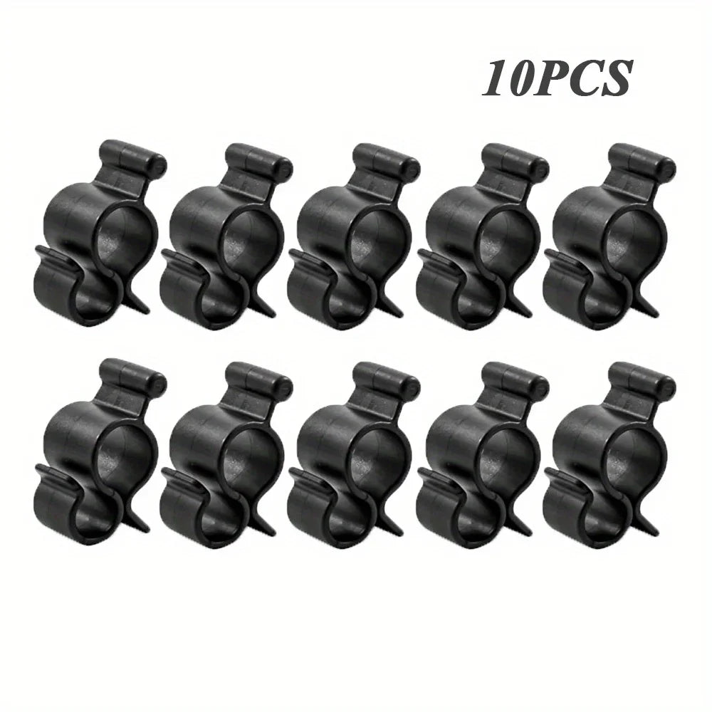 Black Awning Clip for Rope Light – Roller Bar Channel Hook Awning Clip Axl