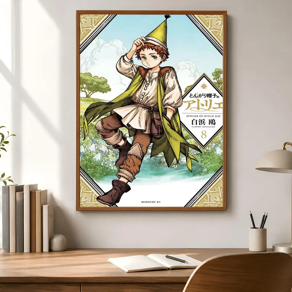 Bouchi no Atelier Poster – Waterproof Self-Adhesive Wall Art Decorative Wall Poster Axl