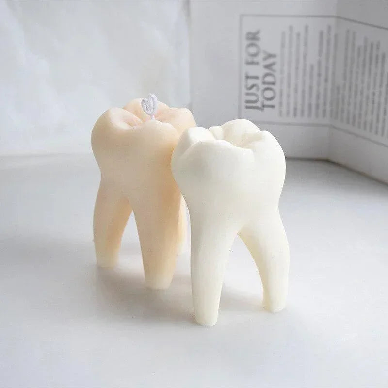 Large Tooth Silicone Candle Mold – DIY Gypsum & Resin Mould Silicone Craft Mold Axl