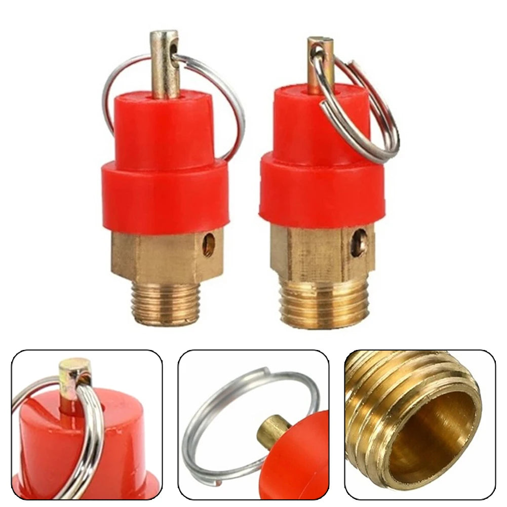 1/4" 1/8" BSP Air Compressor Safety Relief Valve 120PSI Pressure Relief Valve Axl