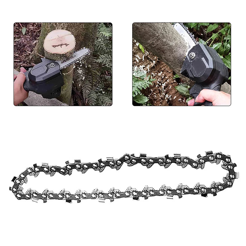 Metal Chainsaw Chain 4–16 Inch | Wood Cutting Replacement Blade Chainsaw Chain Axl