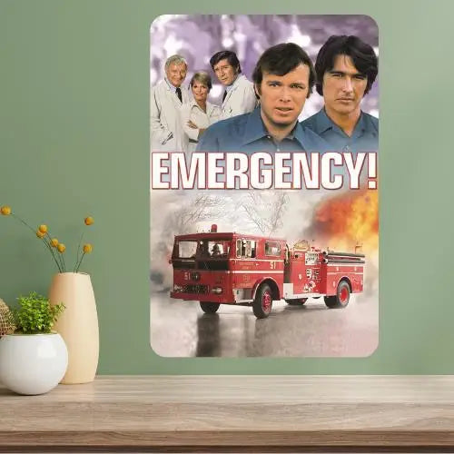 Emergency! TV Show Vintage Metal Poster Sign – Retro Wall Art Metal Wall Sign Axl aluminum sign aluminum 20x30cm