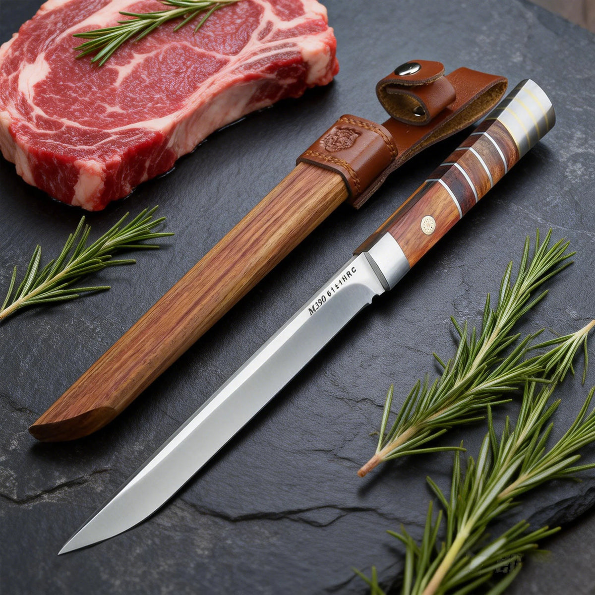 Professional Chef Knife Set – M390 Damascus Steel 62HRC | 1-3 Pc Chef Knife Set Axl