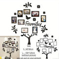 3D Tree Wall Sticker with Acrylic Photo Frames | Home Decor Wall Art Decal Axl 68x80CM