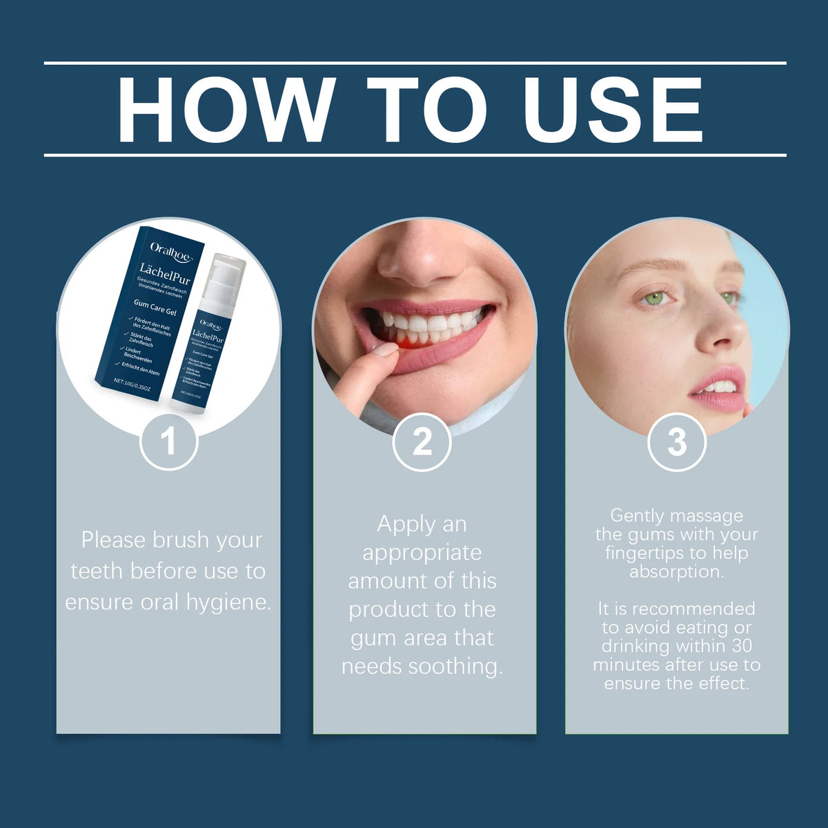 Gum Repair Gel Toothpaste – Fresh Breath, Whitening & Tartar Care Oral Care Toothpaste Axl