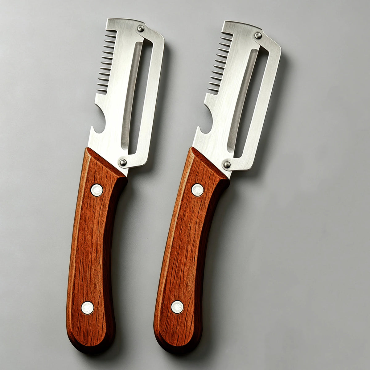 Stainless Steel Vegetable Peeler – Non-Slip Multi-Use Kitchen Tool Vegetable Peeler Axl 2pcs B