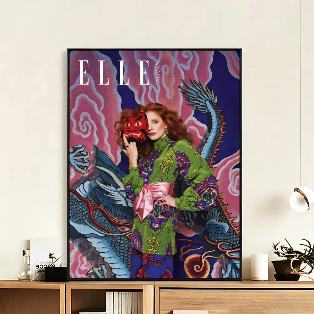 Jessica Chastain HD Art Poster – Waterproof Wall Decor Wall Art Poster Axl
