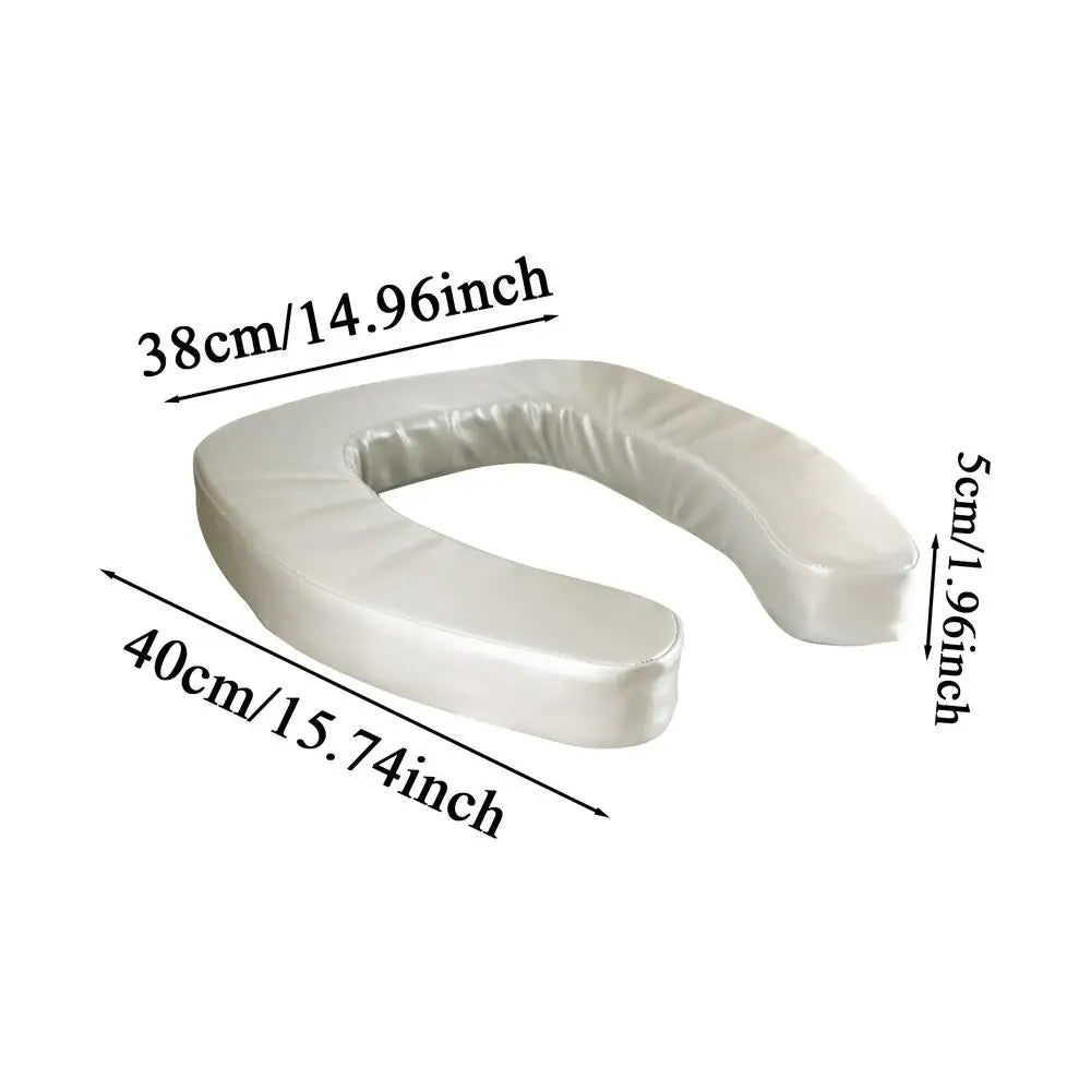 Portable Padded Toilet Seat Riser – Elevated Lift Assist Toilet Seat Riser Axl Beige