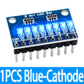 8-Bit LED Indicator Module 3–24V | Arduino UNO MEGA2560 Kit LED Indicator Module Axl 1pcs Blue-Cathode
