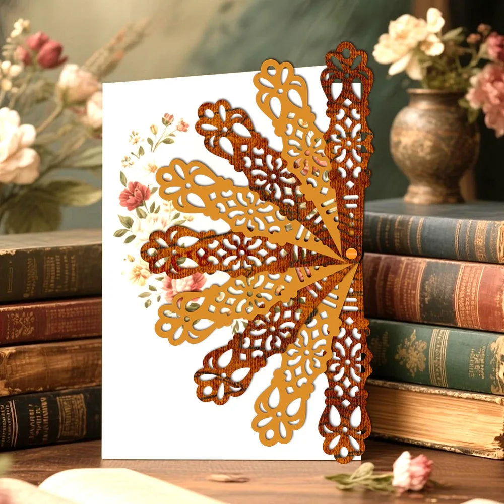 Fan Carbon Steel Cutting Dies – Scrapbooking & Embossing Set Craft Cutting Dies Axl
