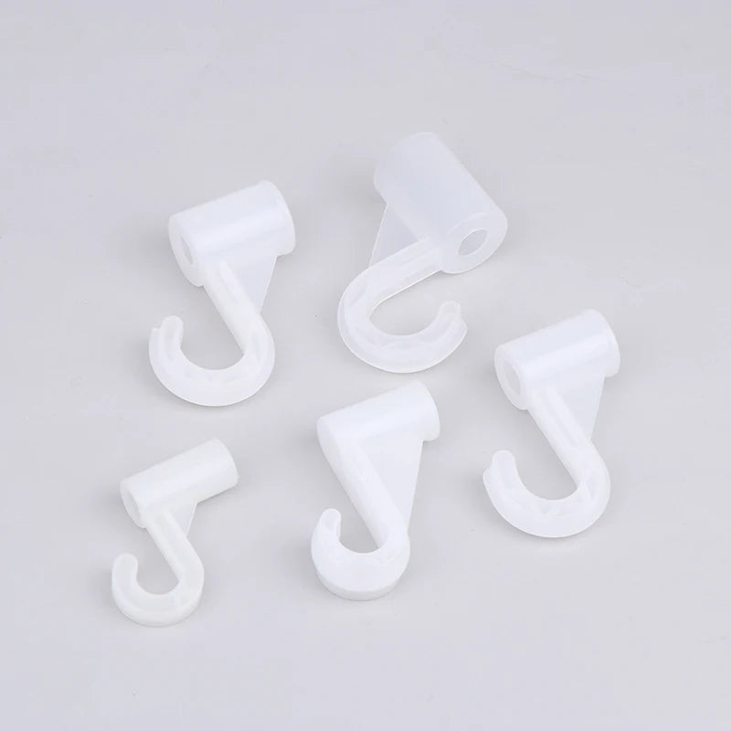 10-Pack Plastic Hooks – Wardrobe, Shelf, Tent & DIY Fittings Plastic Hook Fittings Axl