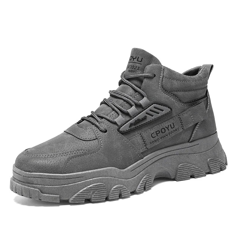 Men's Anti-Slip Winter Ankle Boots – Outdoor Sport Lace-Up Men's Ankle Boots Axl