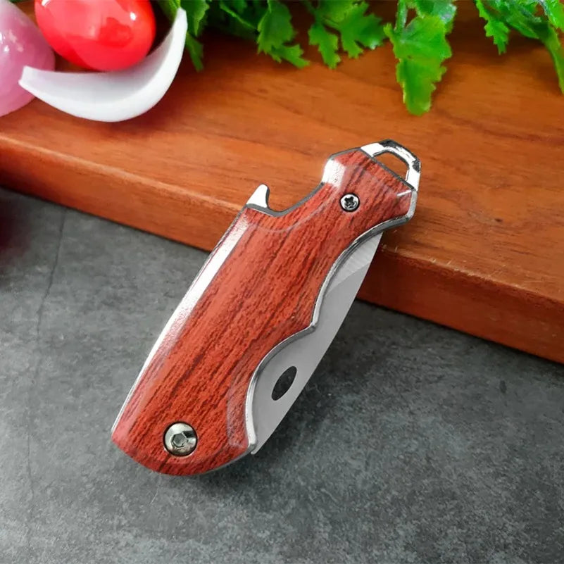 InLeung Folding Paring Knife – Stainless Steel Pocket Knife Folding Paring Knife Axl
