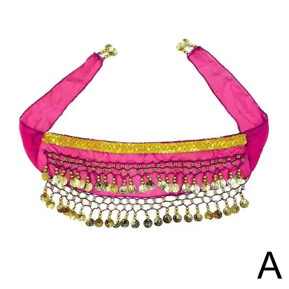 Dog Belly Dance Hip Scarf – Sequin Costume for Corgis & Pets Pet Costume Accessory Axl A