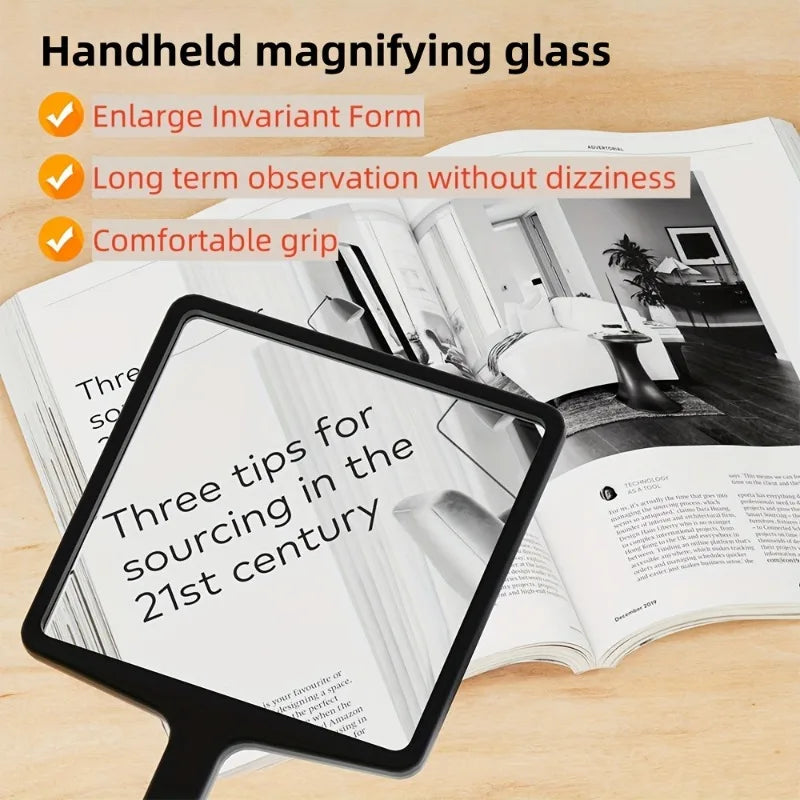 HD Fresnel Lens Magnifying Glass Reader – 3x Magnification Fresnel Magnifying Glass Axl