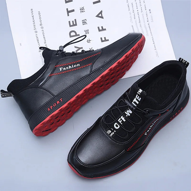 YBQJOO Men's Breathable Mesh Casual Sneakers | Lace-Up Men's Casual Sneakers Axl