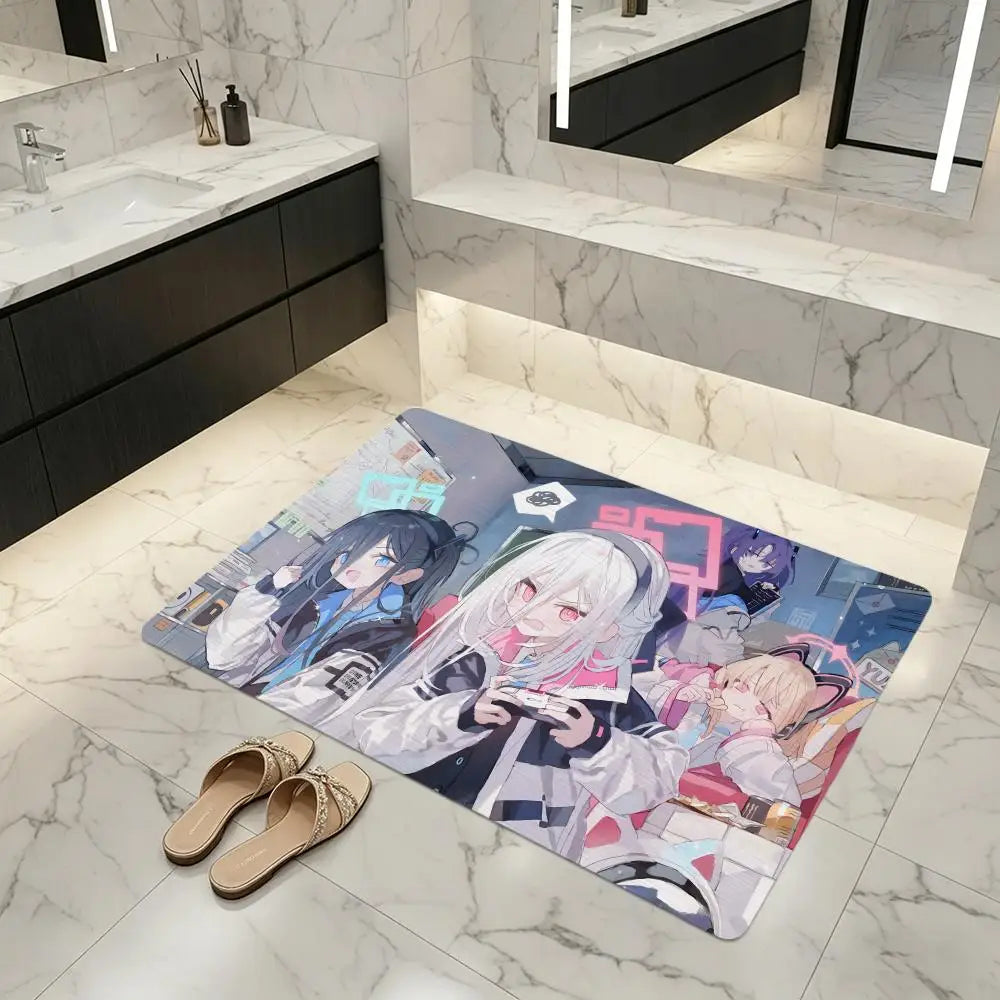 Diatomite Bath Mat – Quick Dry, Non-Slip & Absorbent Floor Mat Bath Mat Axl