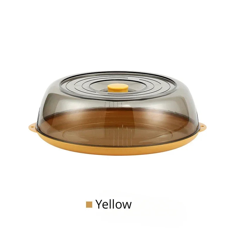 Transparent Stackable Food Cover – Dustproof & Insect Guard Food Cover Axl Yellow