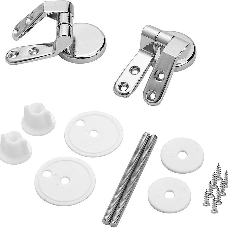 Zinc Alloy Soft Close Toilet Seat Hinge Replacement Kit 18 Pc Toilet Seat Hinge Kit Axl