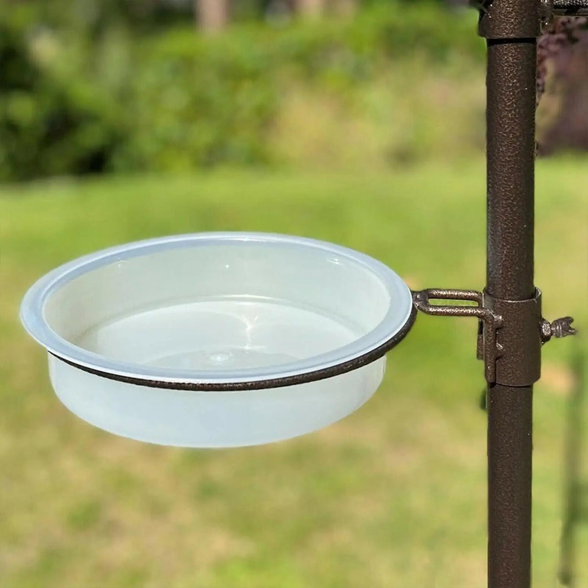 Flat Bird Feeder Tray – Round Outdoor Feeding & Water Bowl Bird Feeder Tray Axl