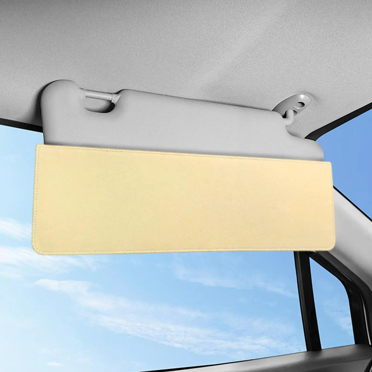 Polarized Car Sun Visor Extender – Anti-Glare Clip-On Shield Sun Visor Extender Axl